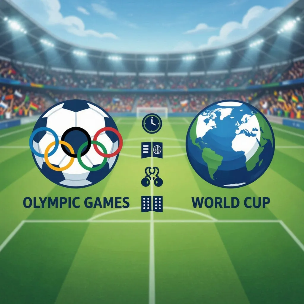 Two tournaments, one sport: what separates Olympic football from the World Cup